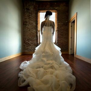 Wedding Dress- Mermaid style with Lace, Organza, Beading